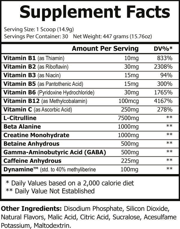 Swing Fuel Pre-Workout (Tropical Sunrise)